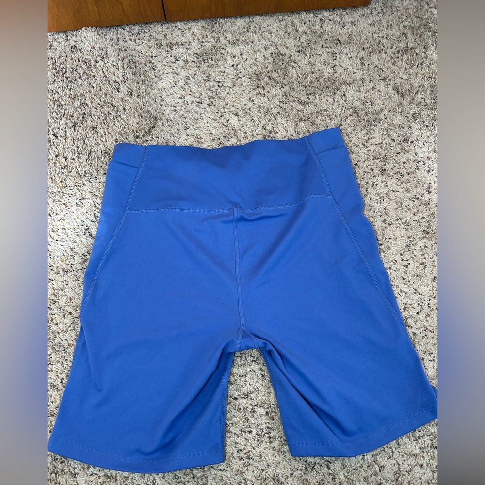 All in Motion Women's Blue Bike Shorts - Picture 2 of 2